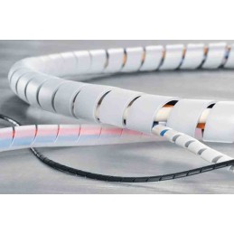 1 Reel of 30 M - HellermannTyton Spiral Wrap, I.D 4mm, 20mm polyethylene (PE) SBPE Series