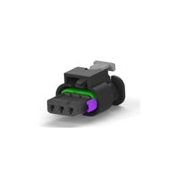 10 pcs : 1-1718644-5 - Automotive Connectors 3 Pos, MCON 1.2 LL REC SEALED