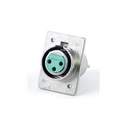 10 pcs : YEF02 - XLR Connectors PLASTIC ESCUTCHEON