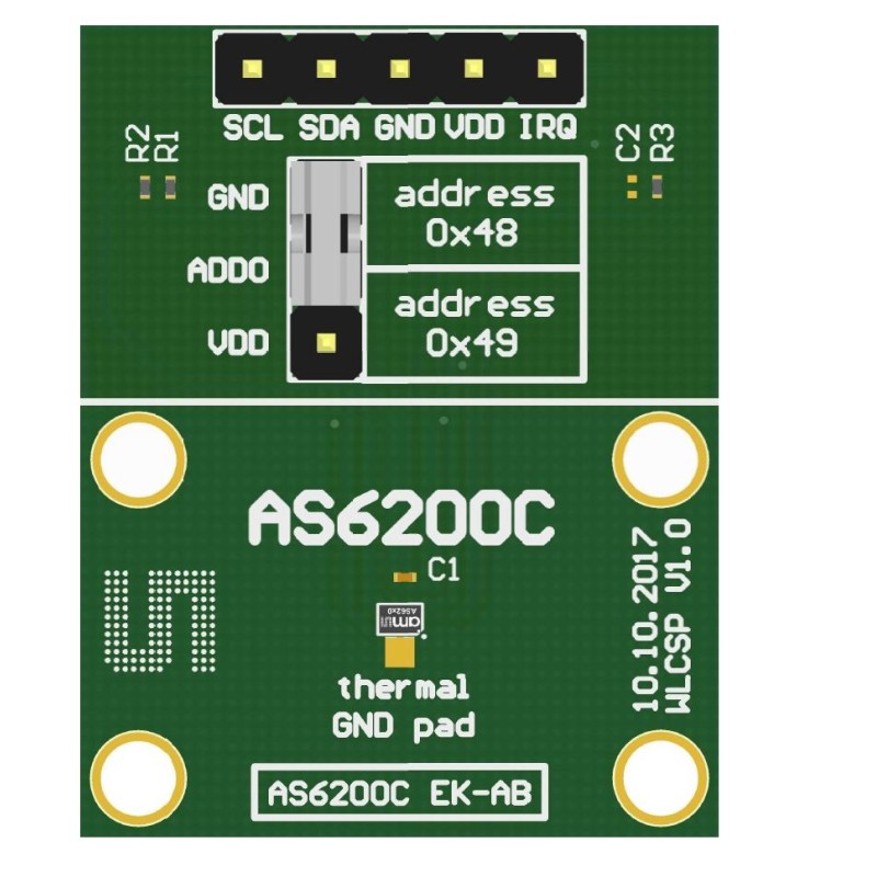 1 pcs - ams OSRAM AS6200C Evaluation Kit for AS6200C-WL_EK_AB AS6200C-WL_EK_AB