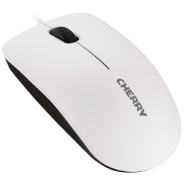 1 pcs - CHERRY MC 1000 3 Button Wired Optical Mouse Grey