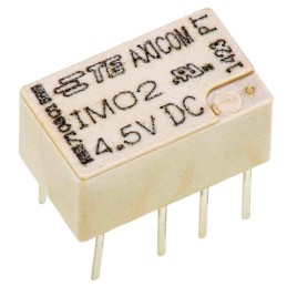 1 Tube of 1000 - TE Connectivity PCB Mount Signal Relay, 4.5V dc Coil, 2A Switching Current, DPDT