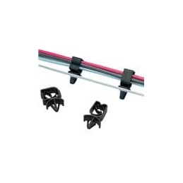 10 pcs : HCMP06C12-M20 - Cable Mounting & Accessories Harness Clip Winged Push Mount Hor .24