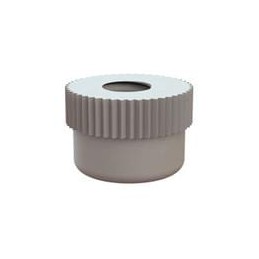 10 pcs : 0825020TNA - Screws & Fasteners Thumb Nut, Knurled, 1/4-20 Thread, .365 Height, Natural, Nylon, .540 OD