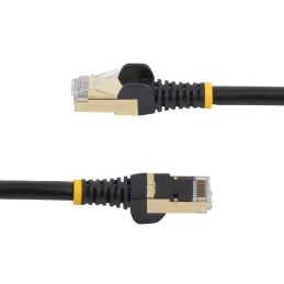 1 pcs - Startech Cat6a Male RJ45 to Male RJ45 Ethernet Cable, STP, Black PVC Sheath, 3m, CMG Rated