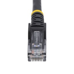 1 pcs - StarTech.com Cat6 Straight Male RJ45 to Straight Male RJ45 Ethernet Cable, U/UTP, Black LSZH Sheath, 0.5m, Low Smoke