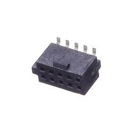 10 pcs : 78120-1007 - Board to Board & Mezzanine Connectors SlimGrid 10Ckt Recep SMT VRT 0.05umAu