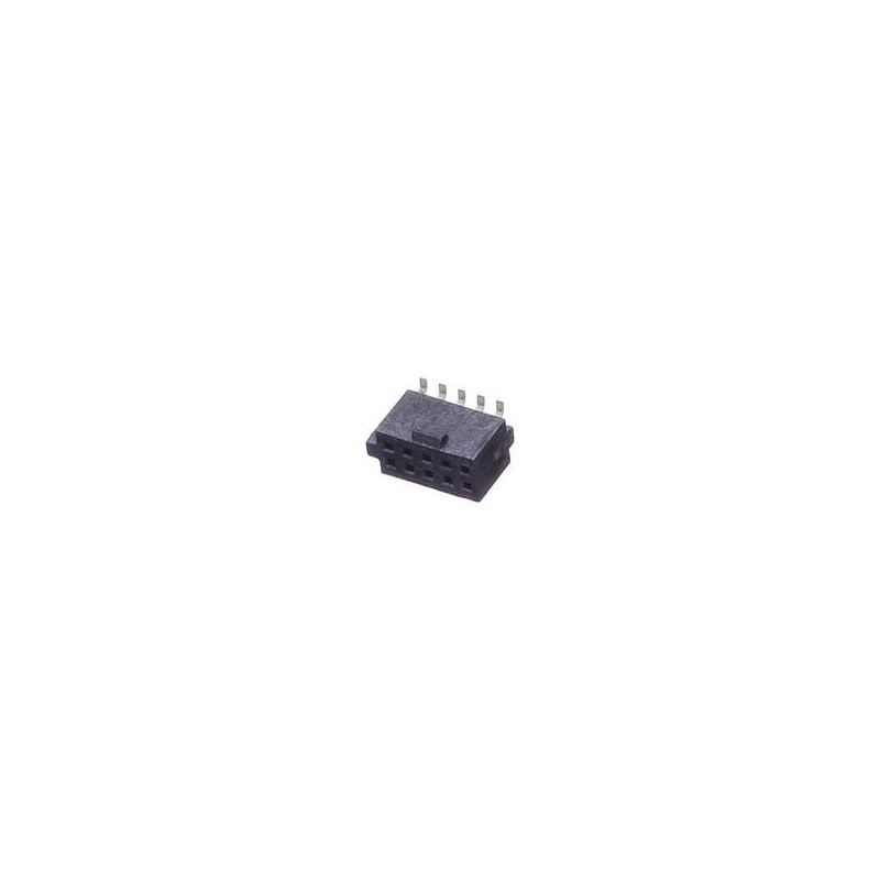 10 pcs : 78120-1007 - Board to Board & Mezzanine Connectors SlimGrid 10Ckt Recep SMT VRT 0.05umAu