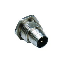 1 pcs - Brad from Molex Circular Connector, 5 Contacts, PCB Mount, M12 Connector, Plug, Male, IP69K, Ultra-Lock Series