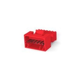 10 pcs : 3-647000-6 - Headers & Wire Housings 06P MTA100 PSTD CON ASY LF WHT W/RD STRP