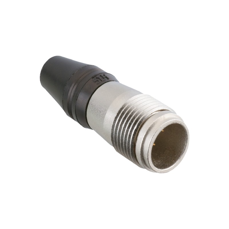 1 pcs - Hirose Circular Connector, 6 Contacts, Cable Mount, Micro Connector, Plug, Male, HR25 Series