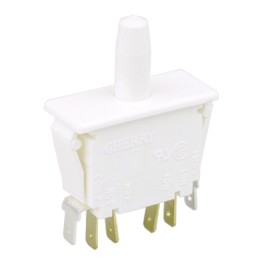 1 pcs - ZF Door Micro Switch, Button, DPDT 10 A @ 250 V ac, -40 - +85°C