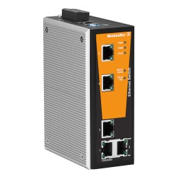 1 pcs - Weidmüller DIN Rail Mount Ethernet Switch, 5 RJ45 Ports