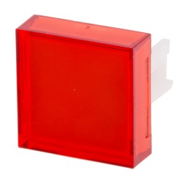 1 pcs - RS PRO Red Square Push Button Lens for Use with SD16 Series