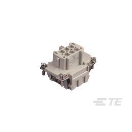 1 pcs - TE Connectivity Heavy Duty Power Connector Insert, 16A, HDC HE Series, 6 Contacts
