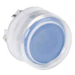 1 pcs - Schneider Electric Harmony XB4 Series Blue Spring Return Push Button Head, 22mm Cutout, IP66, IP67