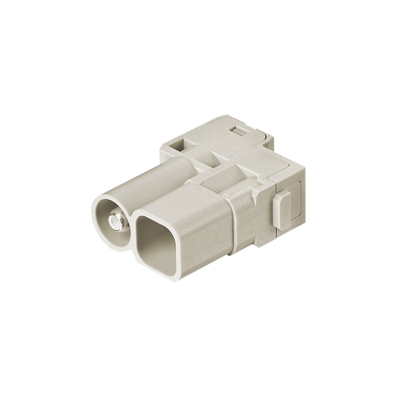 1 pcs - HARTING Heavy Duty Power Connector Module, 70A, Male, Han-Modular Series, 5 Contacts