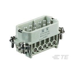 1 pcs - TE Connectivity Heavy Duty Power Connector Insert, 10A, Male, HDC HA Series, 10 Contacts
