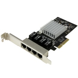 1 pcs - Startech 4 Port PCIe RJ45 Network Card, 10/100/1000Mbit/s