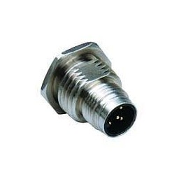 1 pcs - Brad from Molex Circular Connector, 4 Contacts, Panel Mount, M12 Connector, Plug, Male, IP69K, Ultra-Lock Series