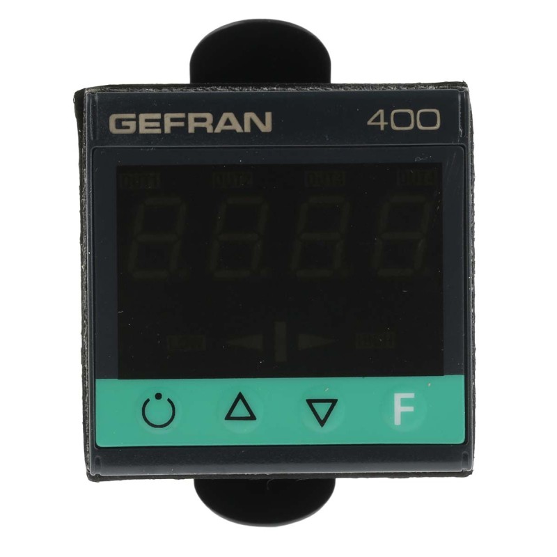 1 pcs - Gefran 400 PID Temperature Controller, 48 x 48 (1/16 DIN)mm, 2 Output Logic, Relay, 100 - 240 V ac Supply Voltage