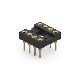 10 pcs : 110-13-308-41-001000 - IC & Component Sockets 8P GLD PIN GLD CONT