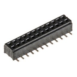 1 pcs - Samtec CLM Series Straight Surface Mount PCB Socket, 24-Contact, 2-Row, 1mm Pitch, Solder Termination