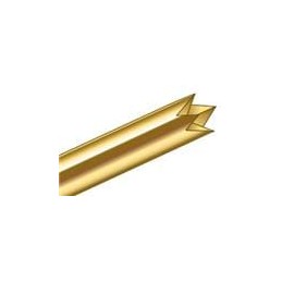 10 pcs : ICT-100-UR-5.5-G-S S/C - Contact Probes .10 CTR 3 AMP PROBE RDUCED 4 PT CRWN STL SPIN CRIMP