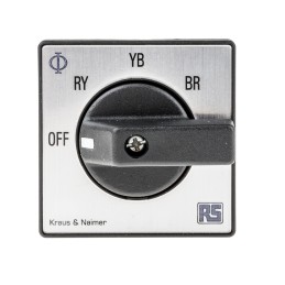 1 pcs - Kraus & Naimer, 3P Voltmeter Cam Switch