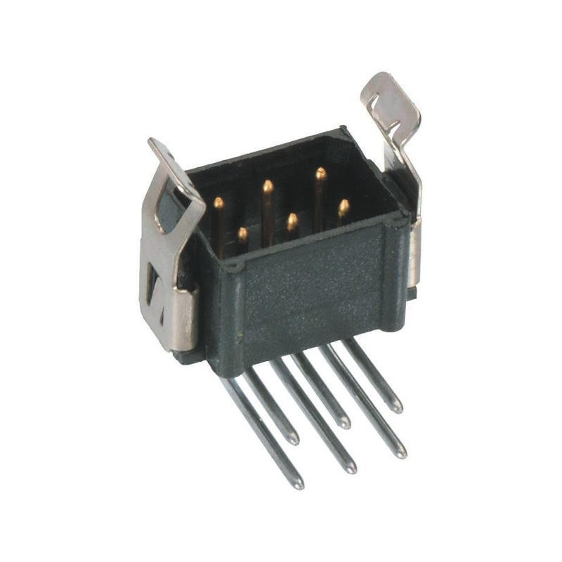 1 pcs - HARWIN Datamate L-Tek Series Right Angle Through Hole PCB Header, 18 Contact(s), 2.0mm Pitch, 2 Row(s), Shrouded