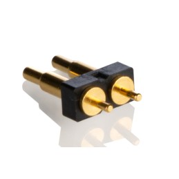 1 pcs - RS PRO Straight Through Hole PCB Connector, 2 Contact(s), 2.54mm Pitch, 2 Row(s), Unshrouded