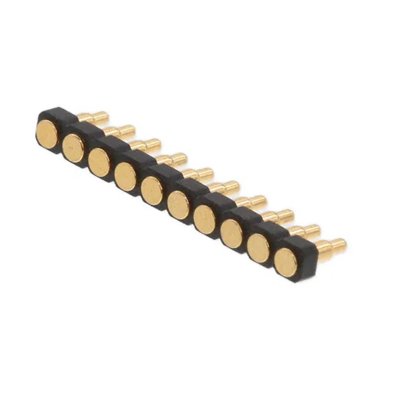 1 pcs - RS PRO Straight Through Hole PCB Connector, 10 Contact(s), 2.54mm Pitch, 1 Row(s), Unshrouded