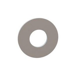 10 pcs : 17W15001 - Washers Flat Washer, .665 ID, 1.500 OD, .094 Thick, Natural, Nylon
