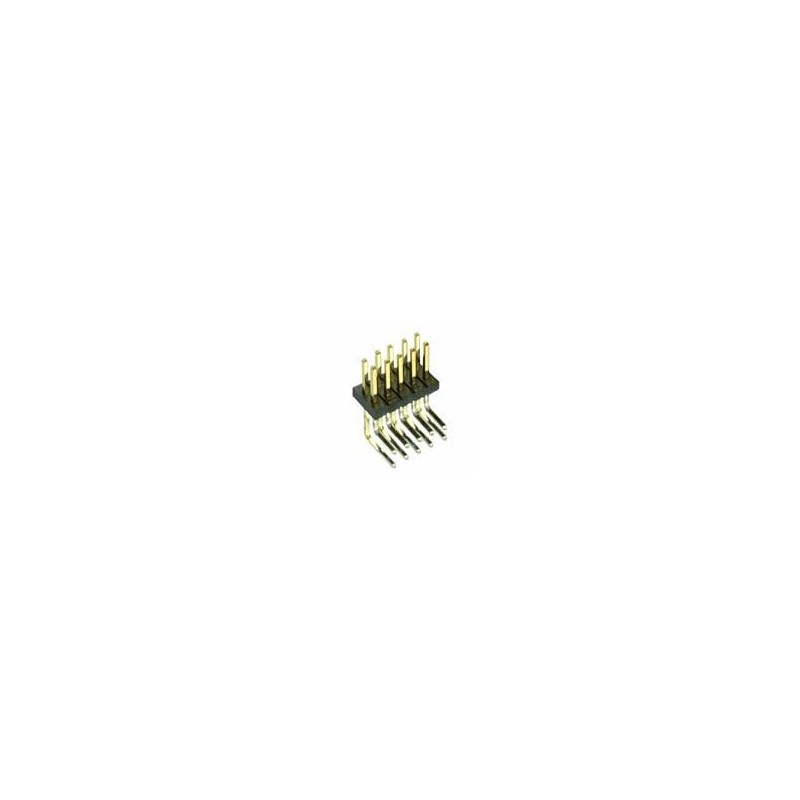 10 pcs : M50-3900542 - Headers & Wire Housings 5+5 DIL PIN HDR HORIZ Au/Sn