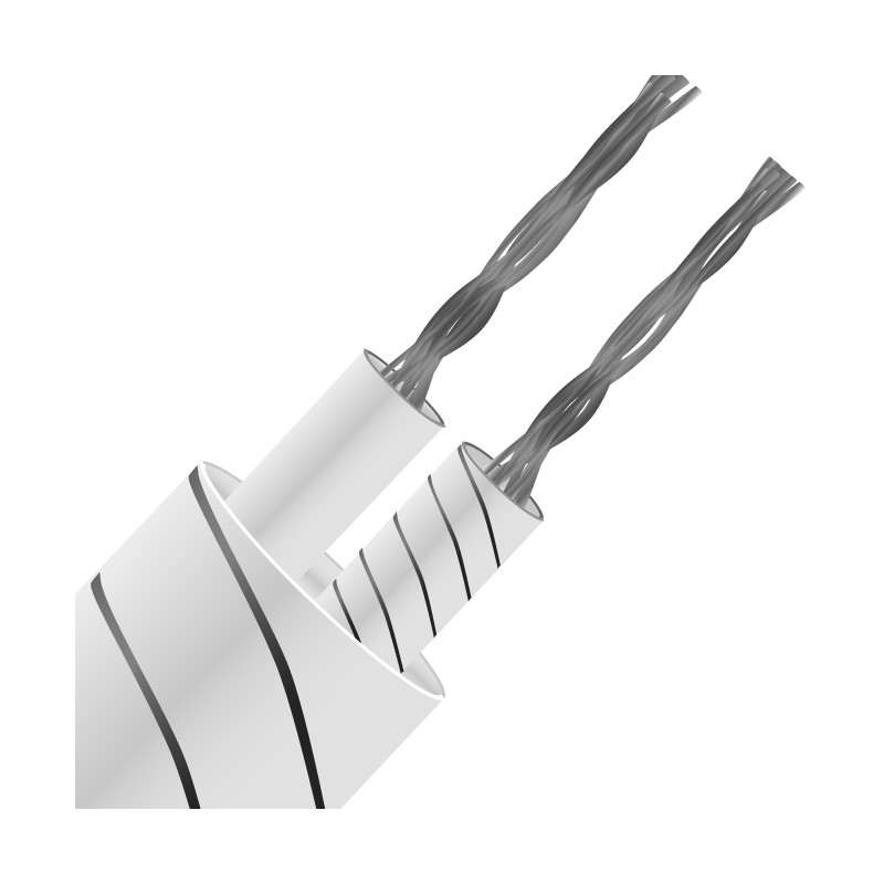 1 pcs - RS PRO Type J Thermocouple Wire, 10m, Glass Fibre Insulation, +350°C Max, 7/0.2mm