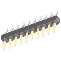 1 pcs - Samtec TSM Series Right Angle Surface Mount Pin Header, 10 Contact(s), 2.54mm Pitch, 1 Row(s), Unshrouded