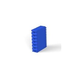 10 pcs : 521209-1 - Headers & Wire Housings 7P 250 POSI-LOK SKT HSG RAST5