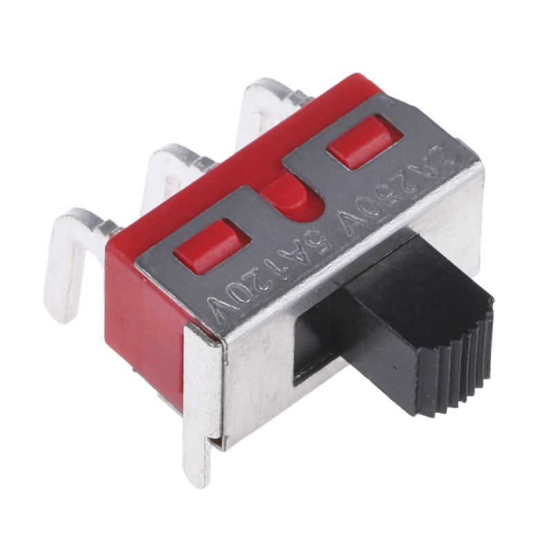 1 pcs - RS PRO PCB Slide Switch SPDT Latching 5 A @ 28 V dc Side