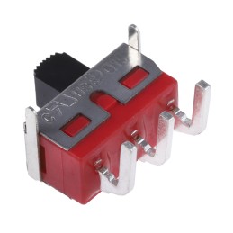 1 pcs - RS PRO PCB Slide Switch SPDT Latching 5 A @ 28 V dc Side