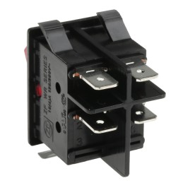 1 pcs - ZF Illuminated DPST, On-None-Off Rocker Switch Panel Mount