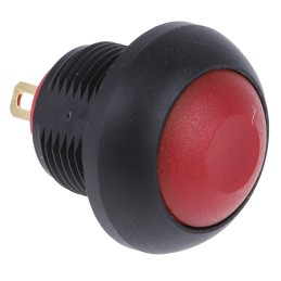 1 pcs - RS PRO Miniature Push Button Switch, On-(Off), Panel Mount, 13.6mm Cutout, SPST, 30V dc, IP67