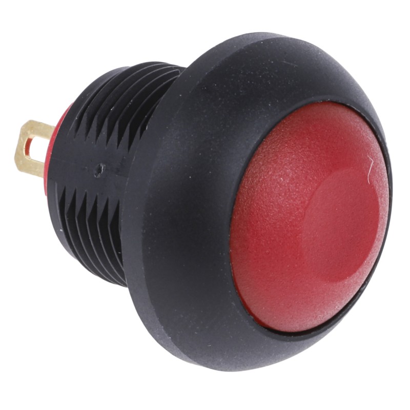 1 pcs - RS PRO Miniature Push Button Switch, On-(Off), Panel Mount, 13.6mm Cutout, SPST, 30V dc, IP67