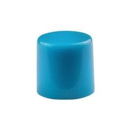 10 pcs : AT443G - Switch Bezels / Switch Caps .315' DIA BLUE SNAP-ON CAP