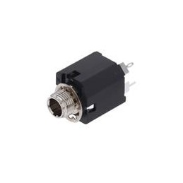 10 pcs : ACJS-MN-3S - Phone Connectors 1/4'VERT CHASIS CONN MNT Needle CONT