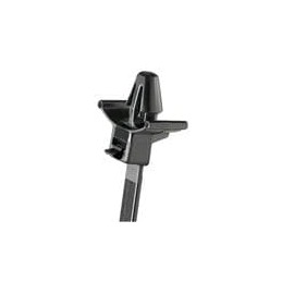 10 pcs : PRWP1.5S-D0 - Cable Tie Mounts Wing Push Mount Tie Releasable 6.8L