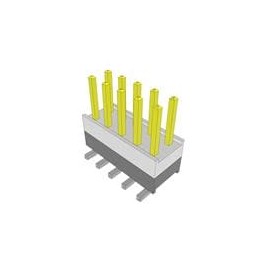 10 pcs : HW-05-08-F-D-250-SM - Board to Board & Mezzanine Connectors High Temperature Flexible Board Stacking Header, 0.100' Pit