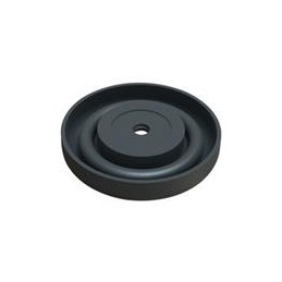 10 pcs : SVF-1 - Bumpers / Feet Foot,Shock/Vibr,Black,1.5 in OD, Foot,Shock/Vibr,Black,400/Bag