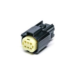 10 pcs : 33472-0636 - Automotive Connectors MX150 ASSY 1.5 RCPT 2X3 BLK A/0