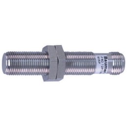 1 pcs - Baumer Inductive Barrel-Style Proximity Sensor, M12 x 1, 4 mm Detection, PNP Output, 10 - 30 V dc, IP67, IP68