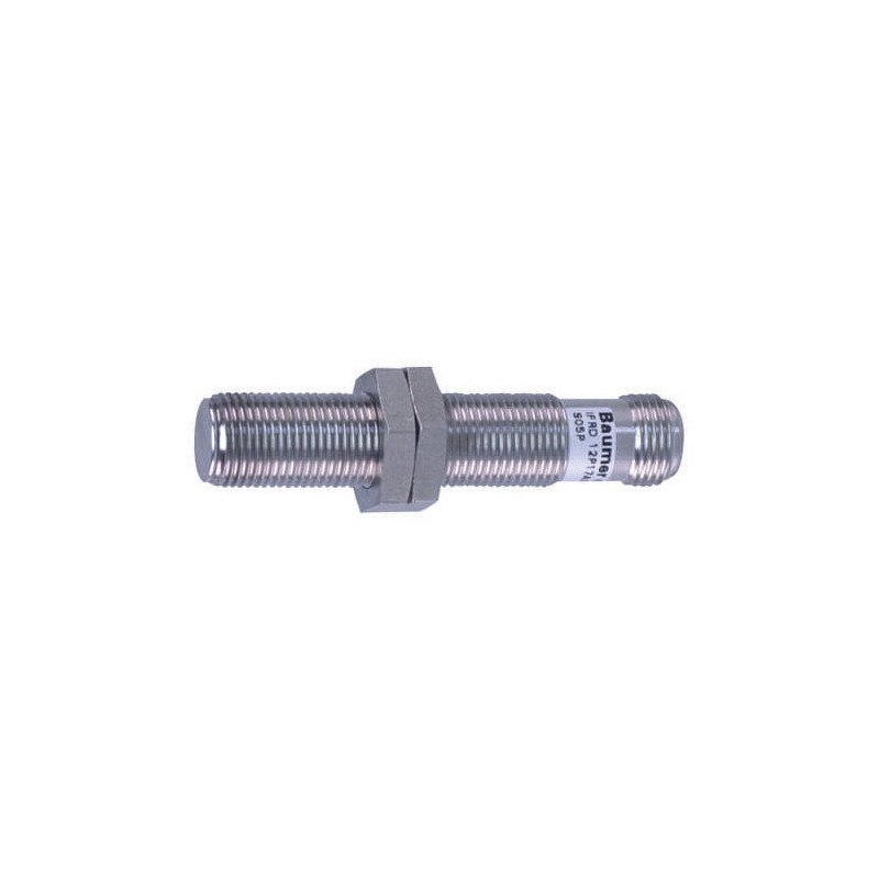 1 pcs - Baumer Inductive Barrel-Style Proximity Sensor, M12 x 1, 4 mm Detection, PNP Output, 10 - 30 V dc, IP67, IP68